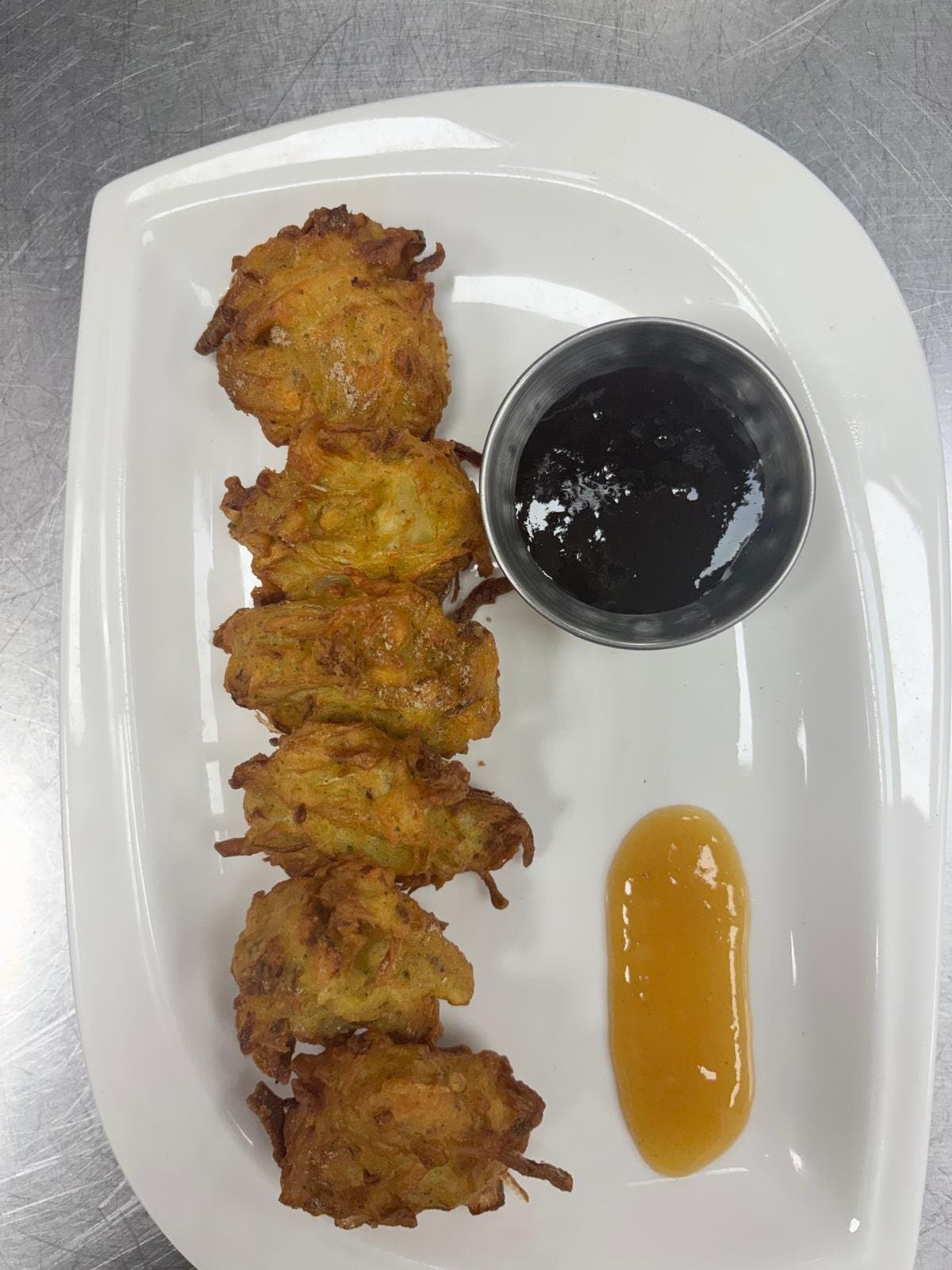 Onion Bhajia ( Pakora) 6 pcs - Indian Pan Flame