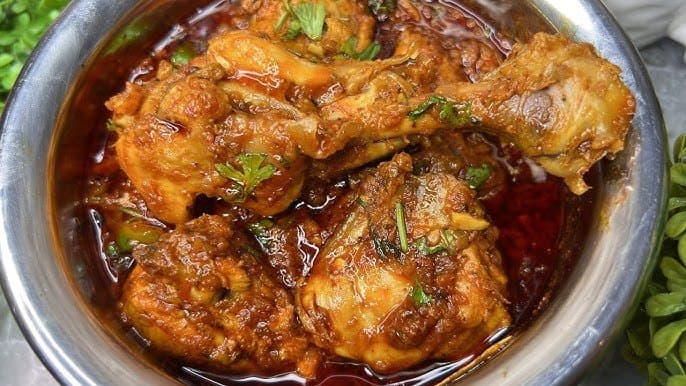 Hadi Wala Chicken Desi style - Indian Pan Flame