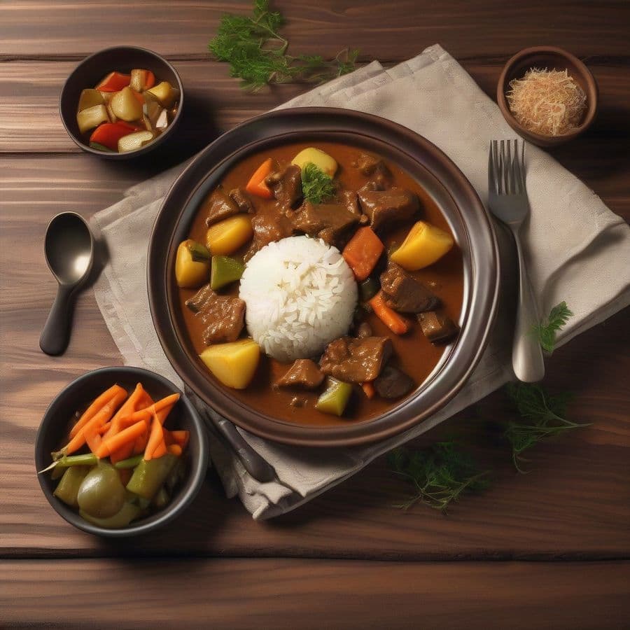 Hearty Vegetable & Beef Curry