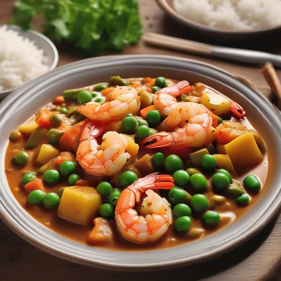 Hearty Vegetable & Shrimp Curry